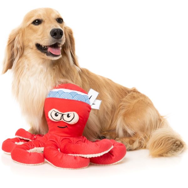 15% OFF: FuzzYard Octo-Posse Takoyaki Plush Dog Toy Online Sale