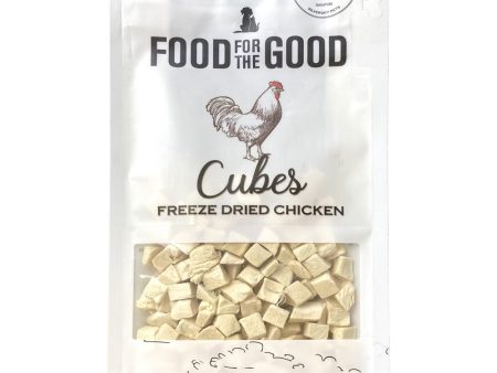 25% OFF: Food For The Good Chicken Cubes Freeze-Dried Treats For Cats & Dogs 80g Online Sale