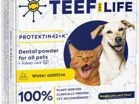 20% OFF: Teef! Protektin42+K Prebiotic Dental Powder Water Additive For Cats & Dogs 3g Fashion