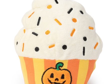 15% OFF: FuzzYard Halloween Happy Pumpkin Cupcake Plush Dog Toy Sale