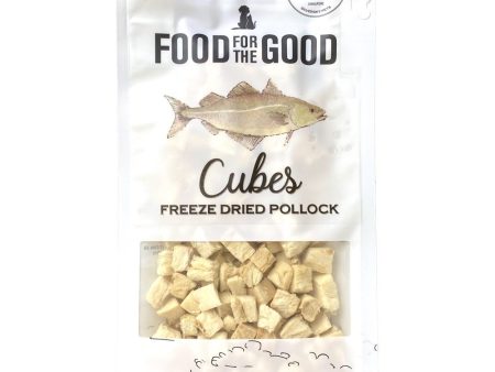 25% OFF: Food For The Good Pollock Cubes Freeze-Dried Treats For Cats & Dogs 50g on Sale