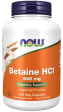 Betaine HCI 648 mg  120 Capsules Vegan For Discount