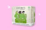 Cottons Organic Regular Ultra Thin Pads with Wings - 14 Pads Supply