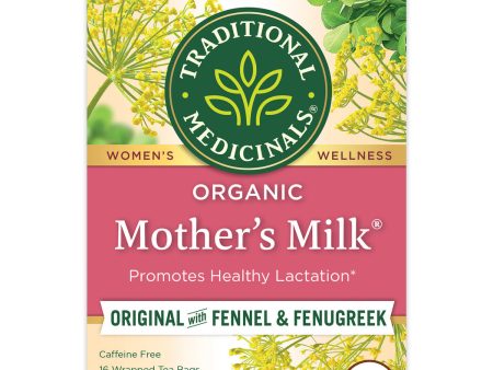 Traditional Medicinals Organic Mother s Milk Original with Fennel & Fenugreek 56G Hot on Sale