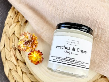 Peaches & Cream Whipped Body Butter Mousse | Whipped Body Butter Online Hot Sale