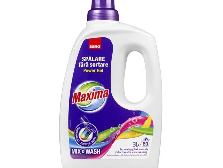 Sano Maxima- Laundry Power Gel Colour, 3l Fashion