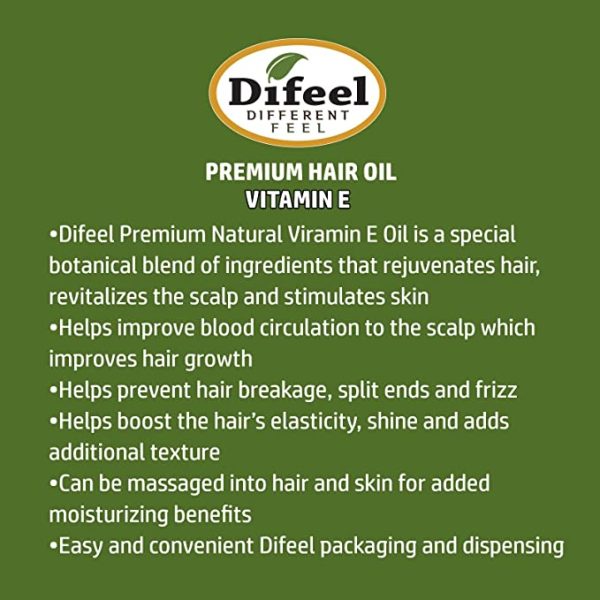 Difeel VITAMIN-E Premium Hair Oil Fashion