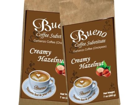 Bueno Coffee Substitute, Creamy Hazelnut 7oz. Hot on Sale