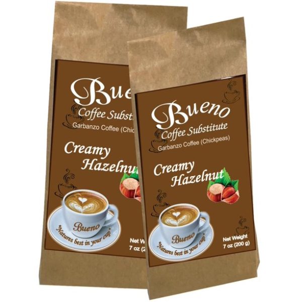 Bueno Coffee Substitute, Creamy Hazelnut 7oz. Hot on Sale