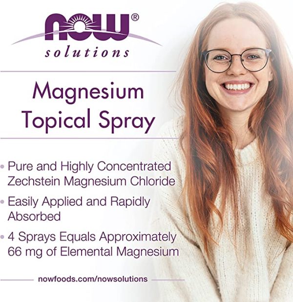 Now Solutions Magnesium Topical Spray 237 ML For Discount