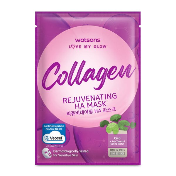 Watsons Collagen Rejuvenating HA Mask 1pcs 21ML on Sale