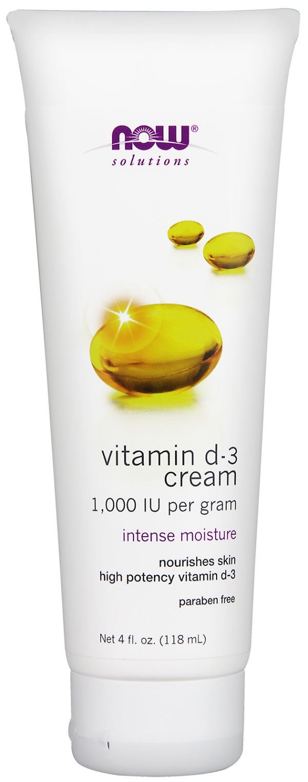 Vitamin D-3 Cream 1,000 IU Per Gram Intense Moisture 4 fl oz For Discount