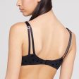 Lou - Larmes De Rose Triangle Bra - Black Hot on Sale