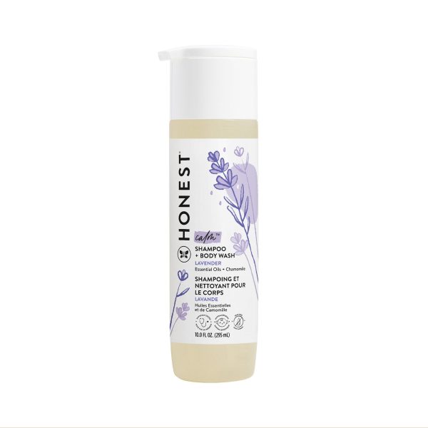 Honest Calm Shampoo & Body wash Lavender Essential Oils + Chamomile 295 ML Online Hot Sale