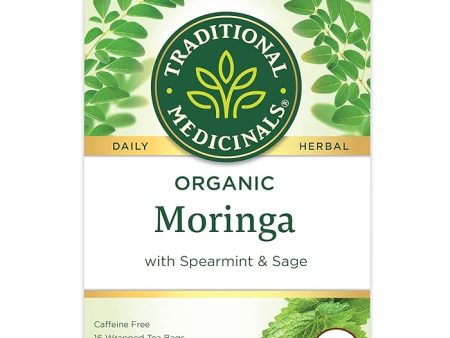 Traditional Medicinals Organic Moringa Leaf with Spearmint & Sage 24G For Cheap