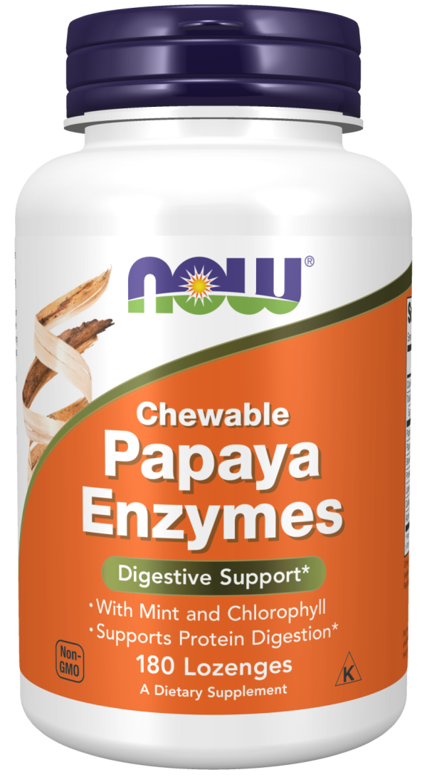 Papaya Enzymes, Chewable Digestive Support 180 Lozenges Online Sale