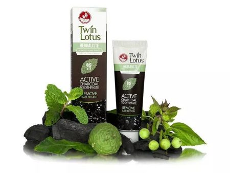 Twin Lotus Herbaliste Active Charcoal Toothpaste 100G Discount