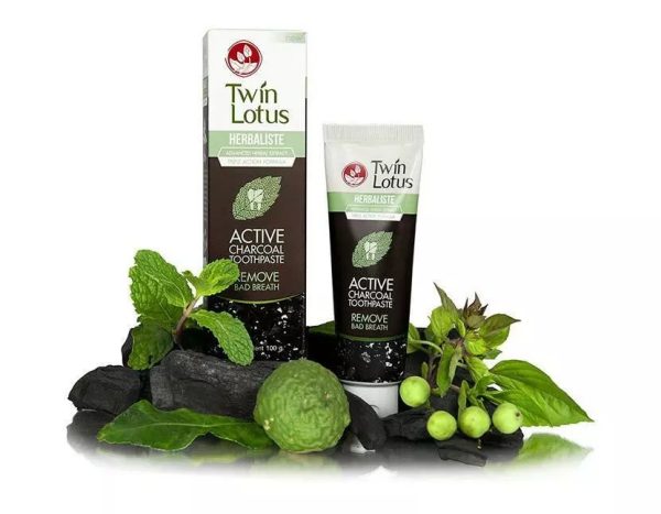 Twin Lotus Herbaliste Active Charcoal Toothpaste 100G Discount