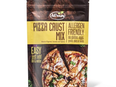 AiPeazy    Pizza Crust Mix - With Tigernut Flour 10.3 oz Supply