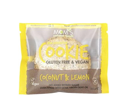 Mom s Natural Food - Coconut & Lemon GF Cookie 50 G For Discount