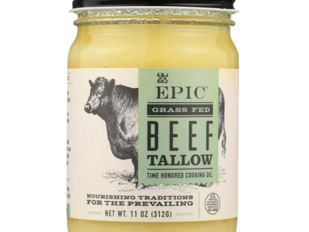 EPIC    Grass Fed Beef Tallow 11 oz Fashion