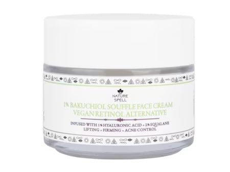 Nature Spell 1% Bakuchiol Soufflé  Face Cream Plant Based Vegan Retinol Alternative 100ML For Discount