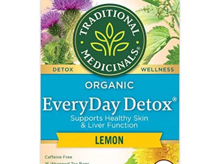 Traditional Medicinals Organic EveryDay Detox Lemon 24G Online Sale