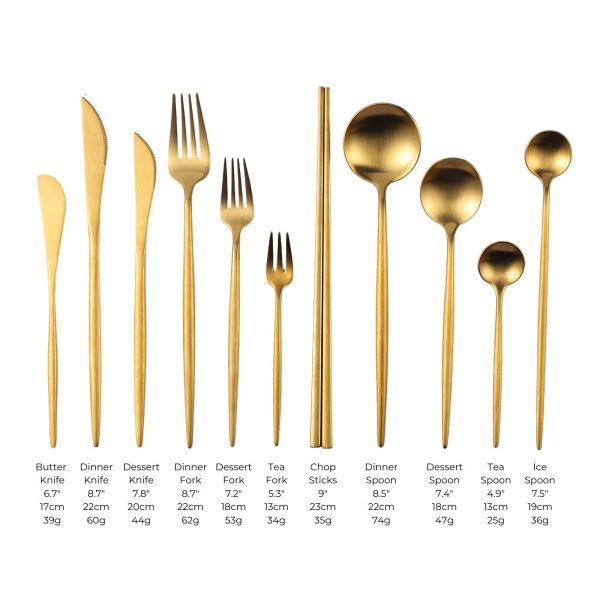 Stockholm Matte Flatware Pieces Online Sale