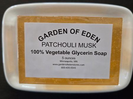 Garden of Eden Glycerin Soap - Patchouli Musk Bar For Discount