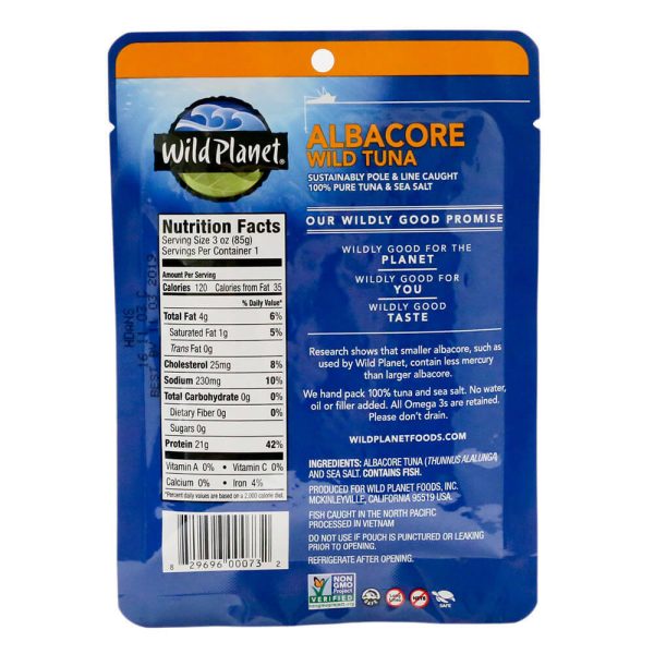 Wild Planet    Wild Albacore Tuna 3 oz on Sale