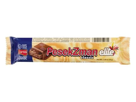 Pesek Zman Classic, Chocolate with waffle and hazelnut filling, 45g Online Hot Sale