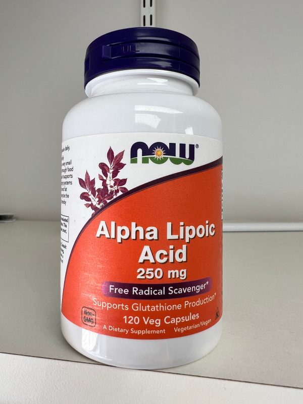 Alpha Lipoic Acid 250 mg 120 Veg Capsules Hot on Sale