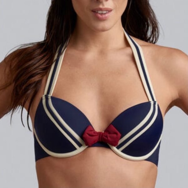 Marlies Dekkers - Sailor Mary Bikini Top - Navy For Cheap