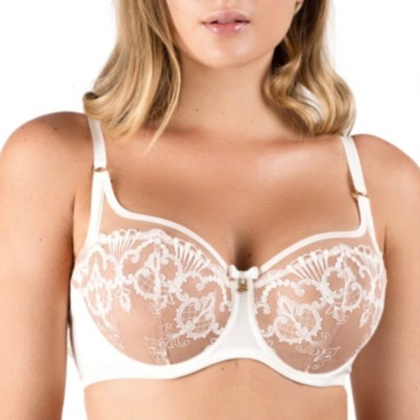 Samanta - Perla Lace Bra - White Online Hot Sale