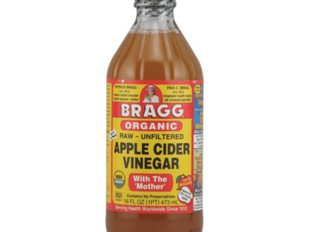 Bragg    Organic Apple Cider Vinegar with The Mother 16 oz Online Sale