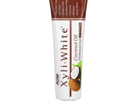 NOW Solutions Xyliwhite Coconut Oil Toothpaste Gel with mint 181 G Cheap