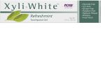 NOW Solutions Xyliwhite Refreshmint Toothpaste Gel 181G on Sale