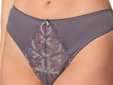 Fit Fully Yours - Bridget Thong - Deep Mauve Plum Online