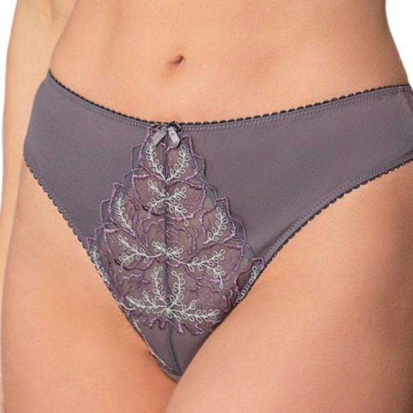 Fit Fully Yours - Bridget Thong - Deep Mauve Plum Online