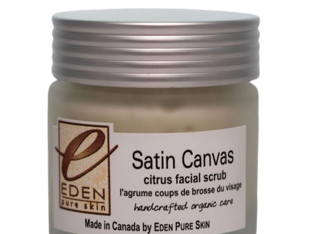 Satin Canvas - citrus facial scrub for ALL SKIN TYPES Online