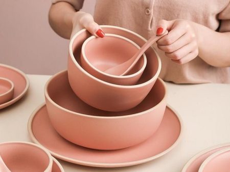 Arloev Dinnerware (Pink) Cheap