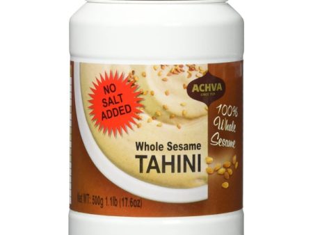 Whole Grain Tahini (Tahina), Achva, 500g For Sale