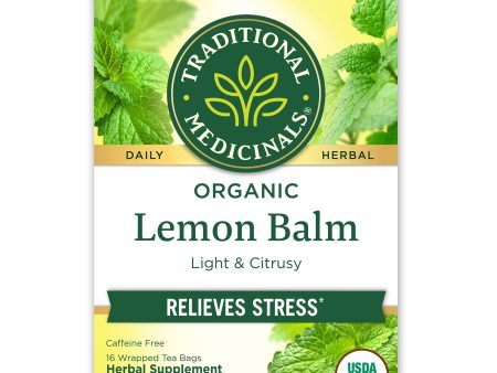 Traditional Medicinals Organic Lemon Balm 24G For Sale