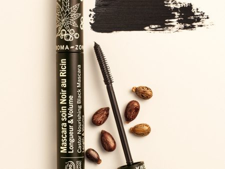 AROMA ZONE NOURISHING BLACK MASCARA WITH ORGANIC CASTOR 10ML Sale