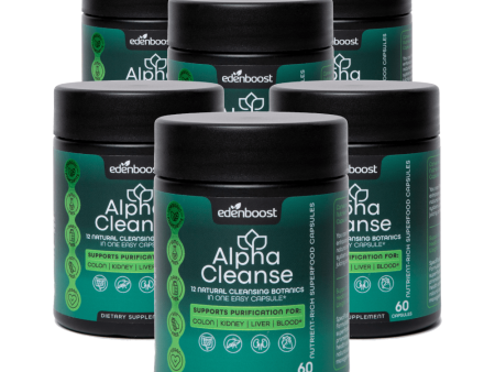 6 Bottles of AlphaCleanse (Discounted) Discount