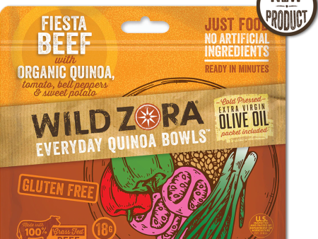 Wild Zora    Quick Quinoa Meal - Fiesta Beef with Tomato, Bell Peppers & Sweet Potato 3 oz For Discount