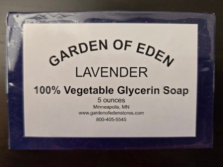 Garden of Eden Glycerin Soap - Lavender Bar Sale