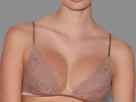 Fleur Du Mal - Essentials Triangle Bra - Nude Hot on Sale