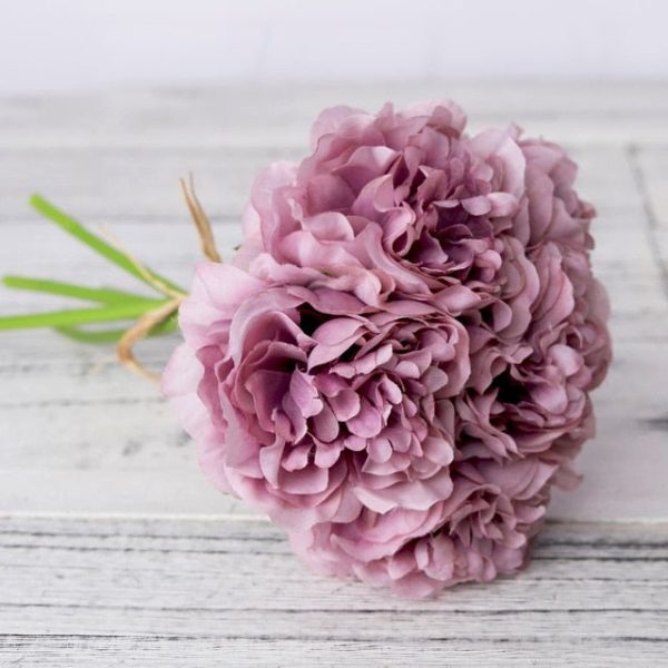 Silk Bush Peony Bouquet Discount