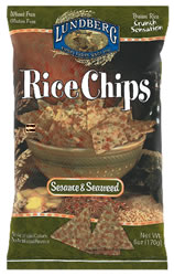 Rice Chips, Sesame & Seaweed, 12 x 6 ozs. by Lundberg Cheap